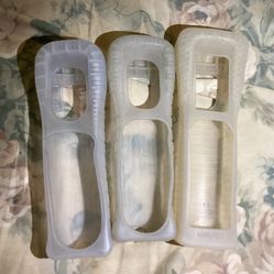 3 Silicone Skin Case Covers For Wii Remote Controller -Nintendo.