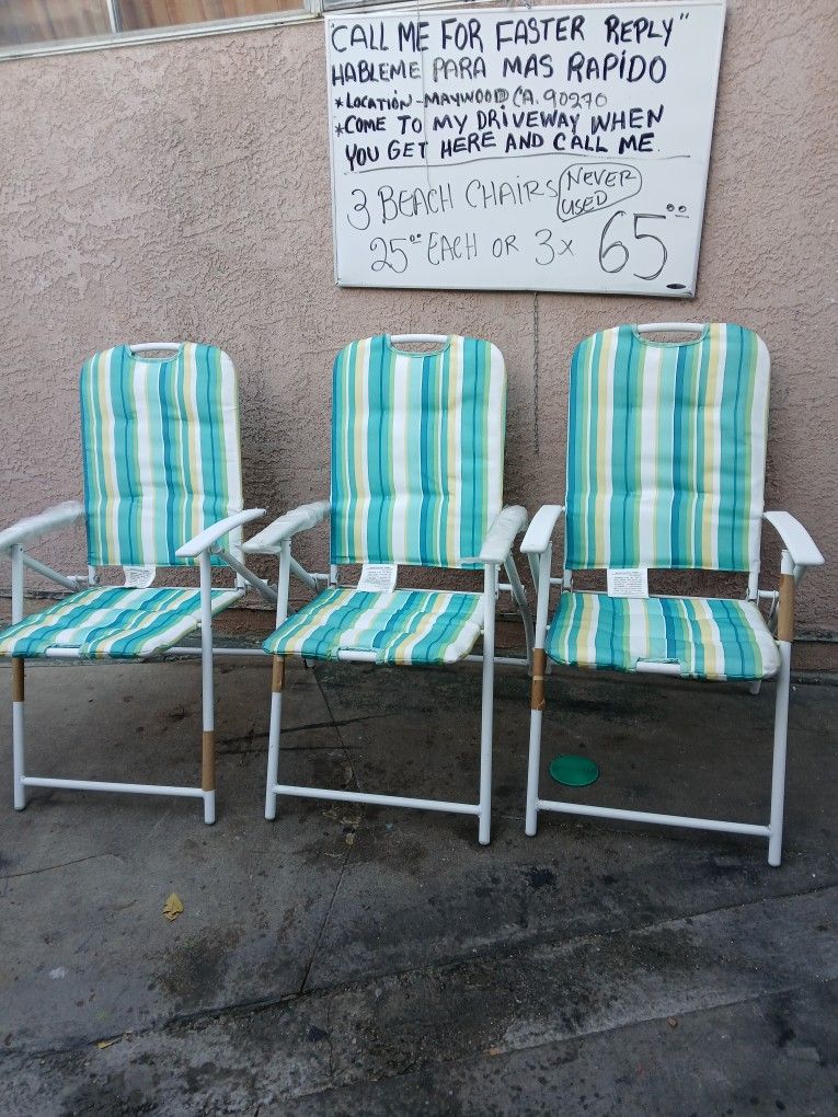 3 Beach Chair
