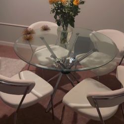 Cream Dining Room Table-Brand New