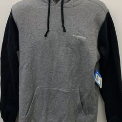NWT Columbia Sportswear Men's Gray Black Hoodie Sweatershirt Size M MSRP $60