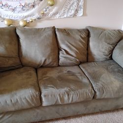 Green 3 Seat Sofa 