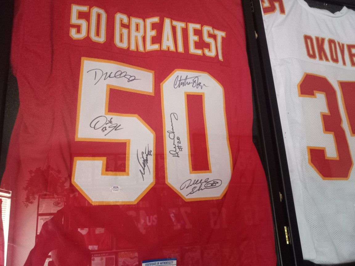 Kansas City Chiefs Autographed Jersey LOT