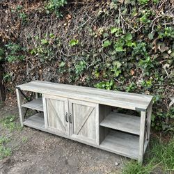 modern gray tv stand 