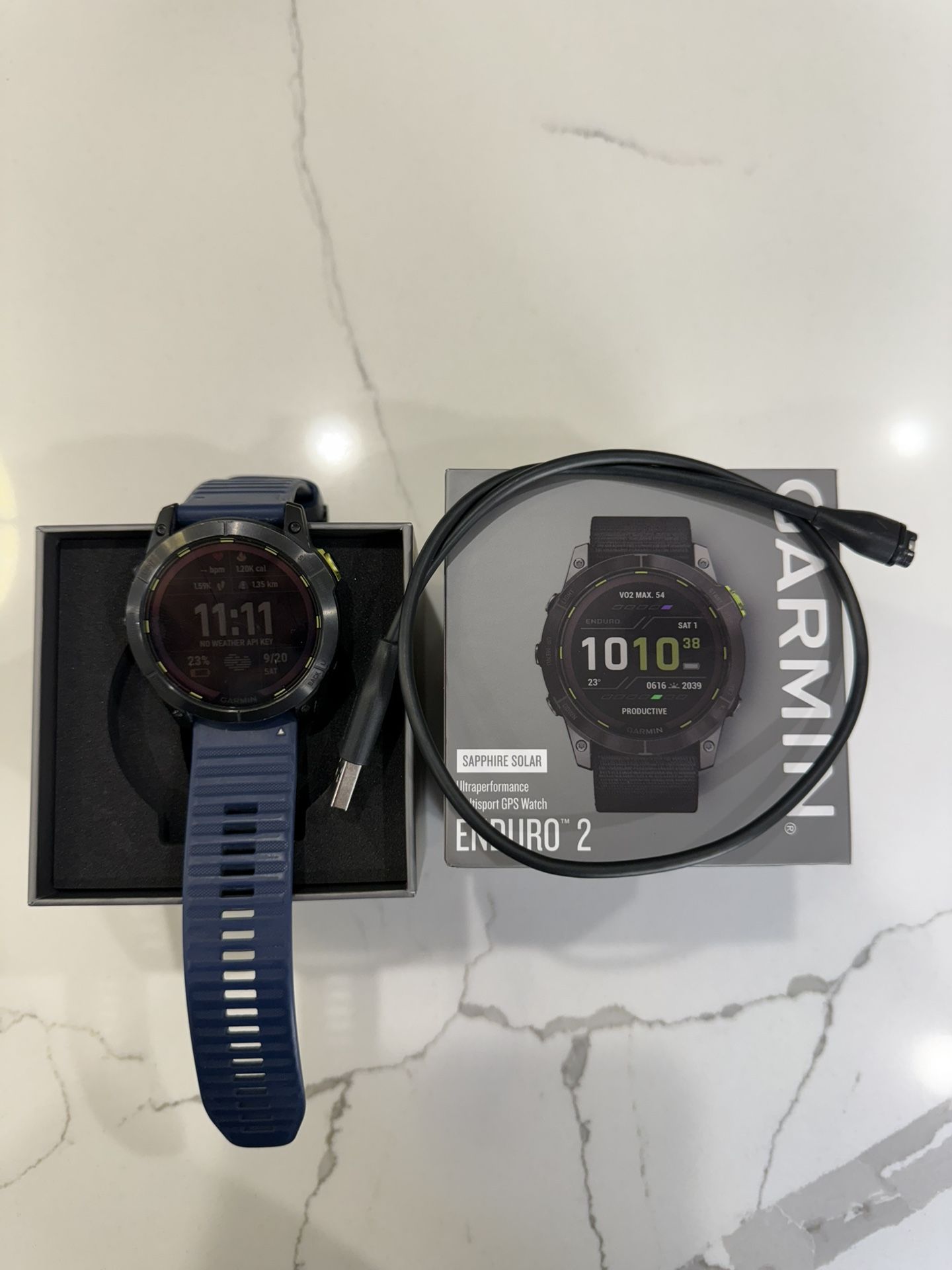 Garmin Enduro 2 Solar, Sapphire Titanium Watch (Used)
