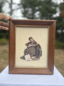 🖼️ Vintage Norman Rockwell Print “Dear God, We’ve Lost Another One” (1973 C.P.F.S./D.A.C. No. R-133)