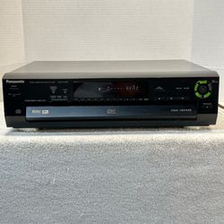 Panasonic 5 Disc CD DVD changer carousel-Load all three Back to the Future Films for marathon or mic your favorite films and CD’s-TESTED-Plays Great- 