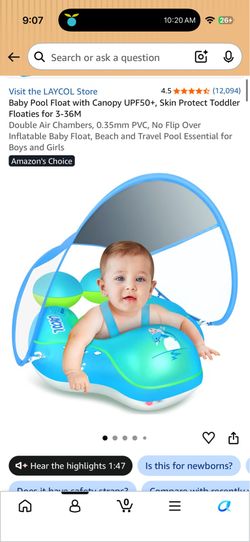 Pool float 3 months and up