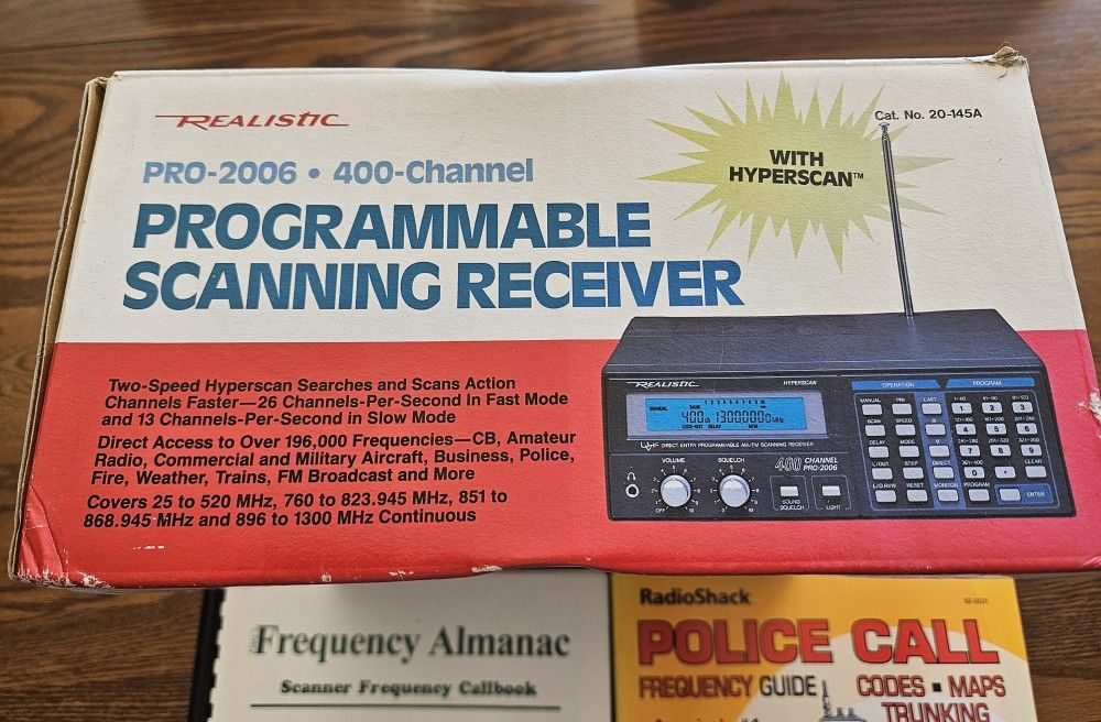 Realistic Programmable Scanner, With Books.
