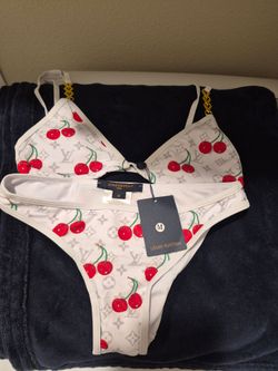 Louis Vuitton Cherry Monogram Bikini Set Size M