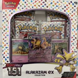 Pokemon 151 Alakazam ex collection box