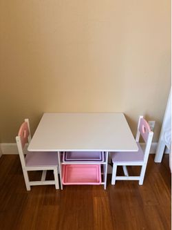 Kidkraft Toddler girl table and chair set