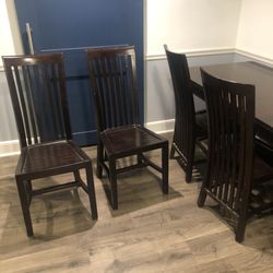Huisraad Mfr   Made In South Africa  Wood Dining Table And 6 Chairs