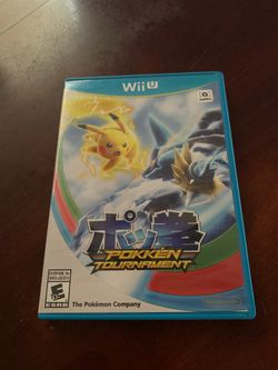 Pokken Tournament for Wii U complete in box Pokémon game