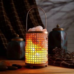 Urban Lifestyle Perforated Metal Salt Lamp $7.99