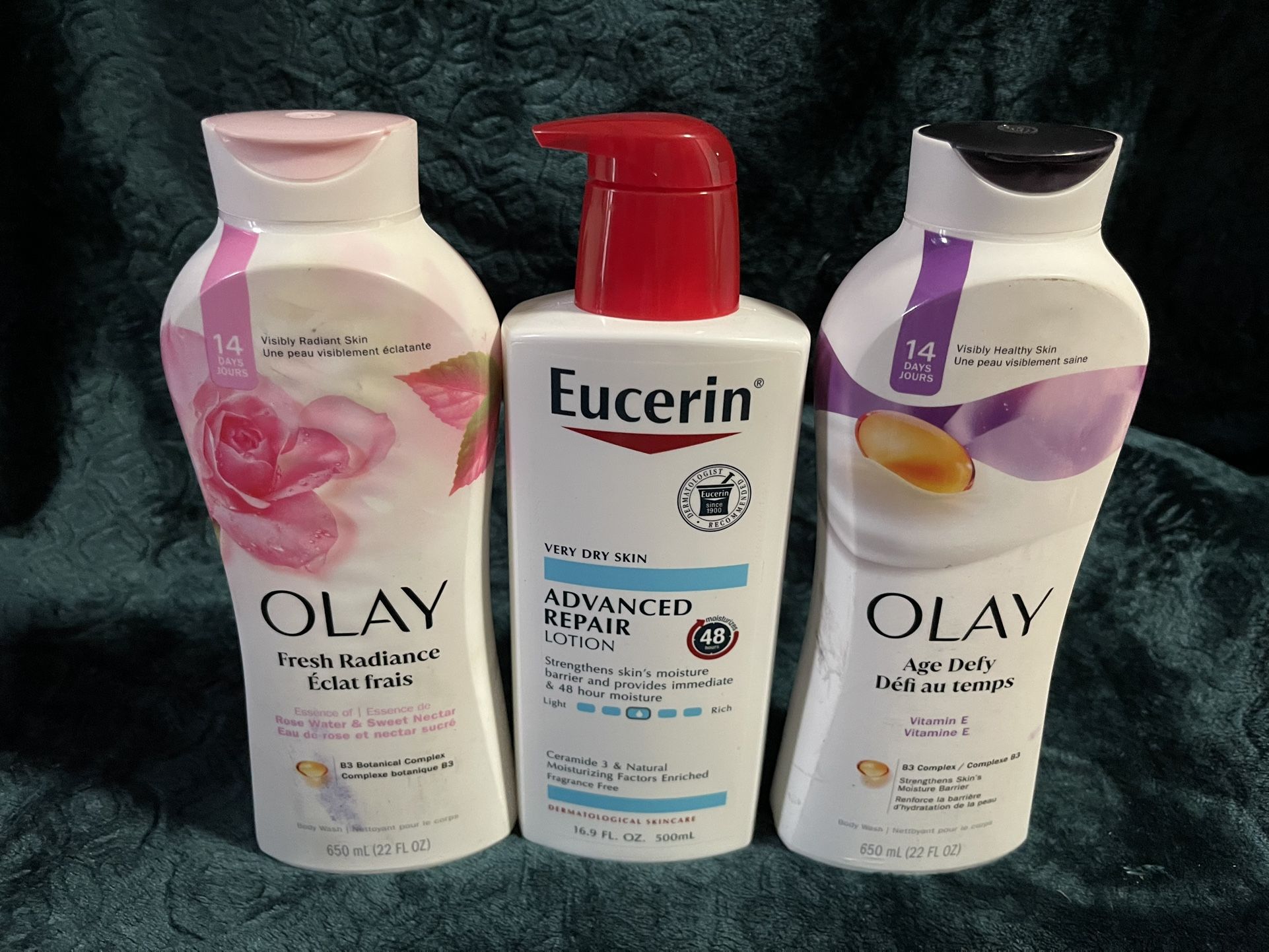 Eucerin and Body Wash