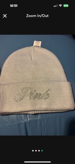 New  w/Tags Victoria’s Secret ‘PINK’ Ribbed Beanies      : Carmine Rose or * HydrangeaBlue Bling    $10 Ea Several of each avai