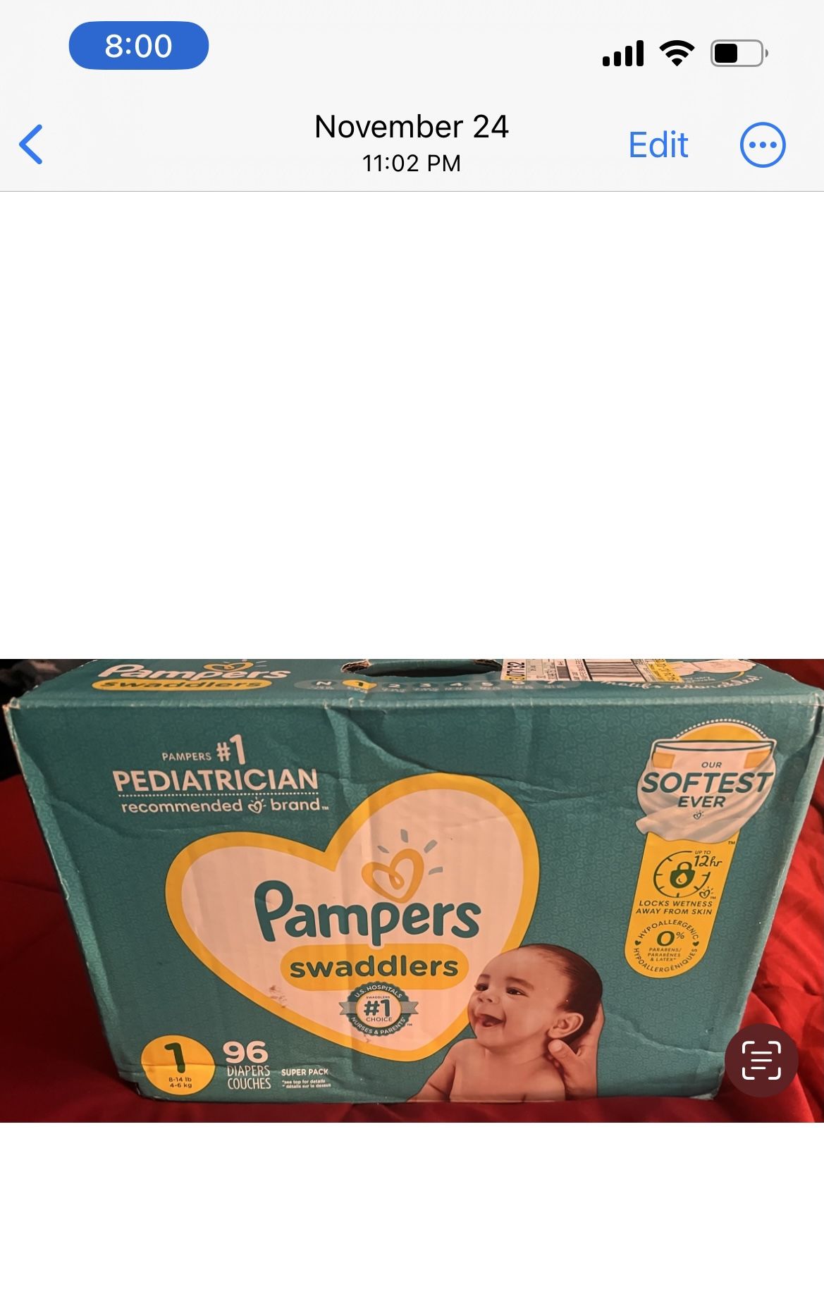 3 Boxes If Diapers