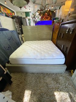 king Bed Frame and mattress