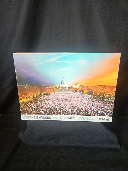 Cityscape Puzzle Obama’s Presidential Inauguration 1014 Pcs EUC Factory Sealed