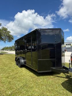 Trailer enclosed 7 x 16 titanium Cargo financing available 2026 just really good