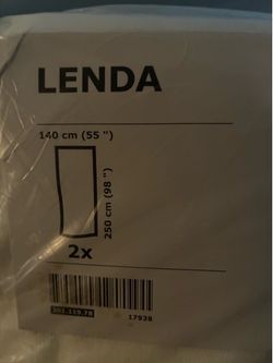 Lenda curtains 55”x 98”