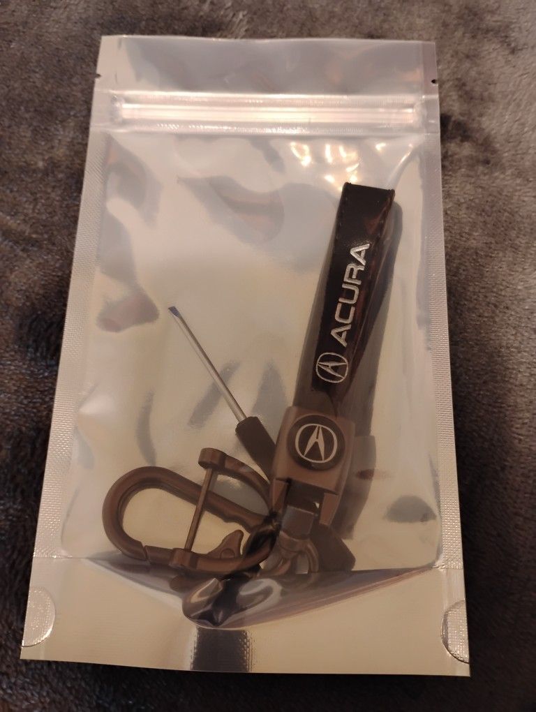 Black Acura Keychain NEW