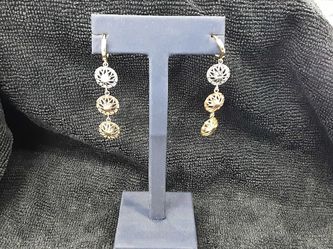 Jacket Earrings - Yellow Gold 14k (.585) 4.6 grams