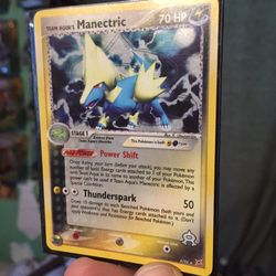 Pokemon 4/95 manectric holo star