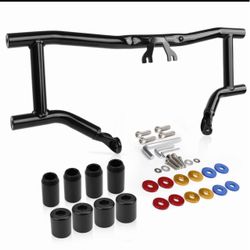 Brand New Kekykm Crash Bar Compatible with Harley Davidson Touring Models 2014-2026, Black Engine Guard Bar for Street Glide Road Glide Road King Elec