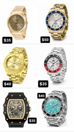 Brand New Invicta Watches (Prices Shown)