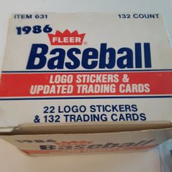 1986 Fleer Baseball Updated 132 Cards