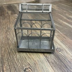 Vintage Glass House Display Case 