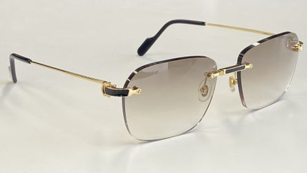 CARTIER C DECOR PREMIERE DE CARTIER RIMLESS SUNGLASSES NEW 100