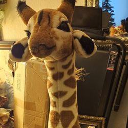 Melissa and Doug This large plush toy stands over 4 feet tall and has realistic details. 