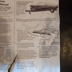 New Open Bow Boat Cover