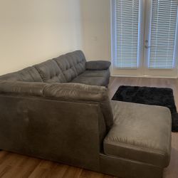 Grey L Shaped Couch 