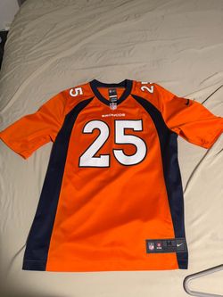 Authentic Denver Broncos Chris Harris Jersey #25 Medium