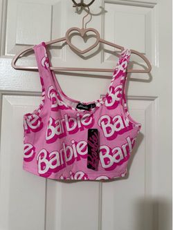 BARBIE PRINT TOP SIZE LARGE