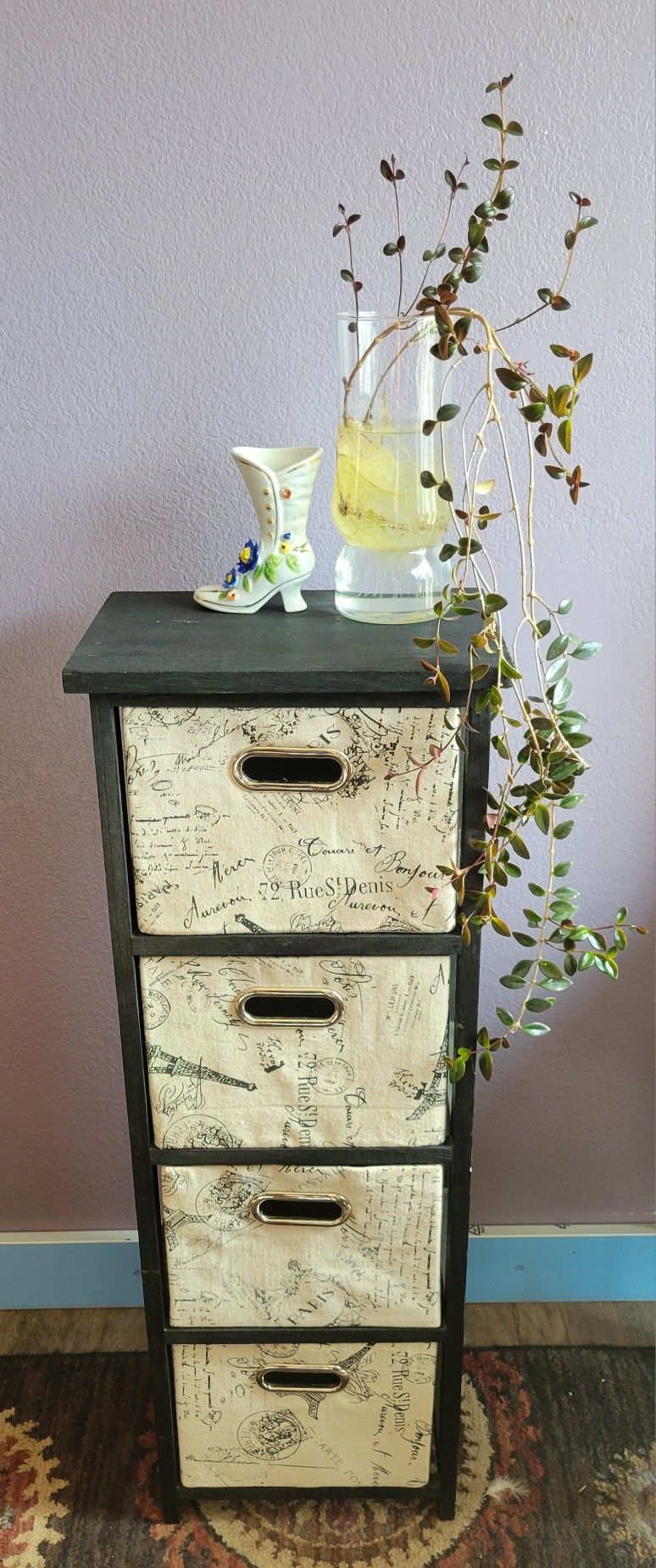 Black Four-drawer Organizer