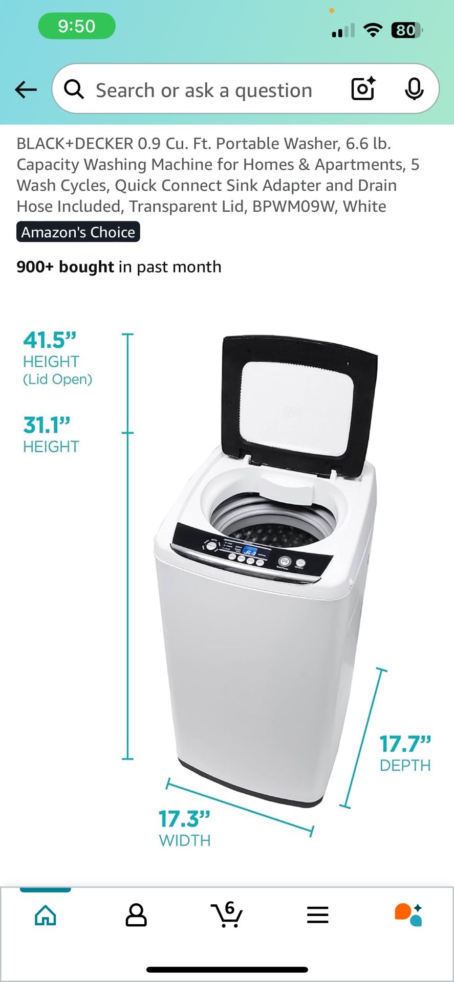 Portable Washing Machine