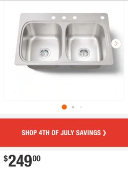 Stainless steel sink