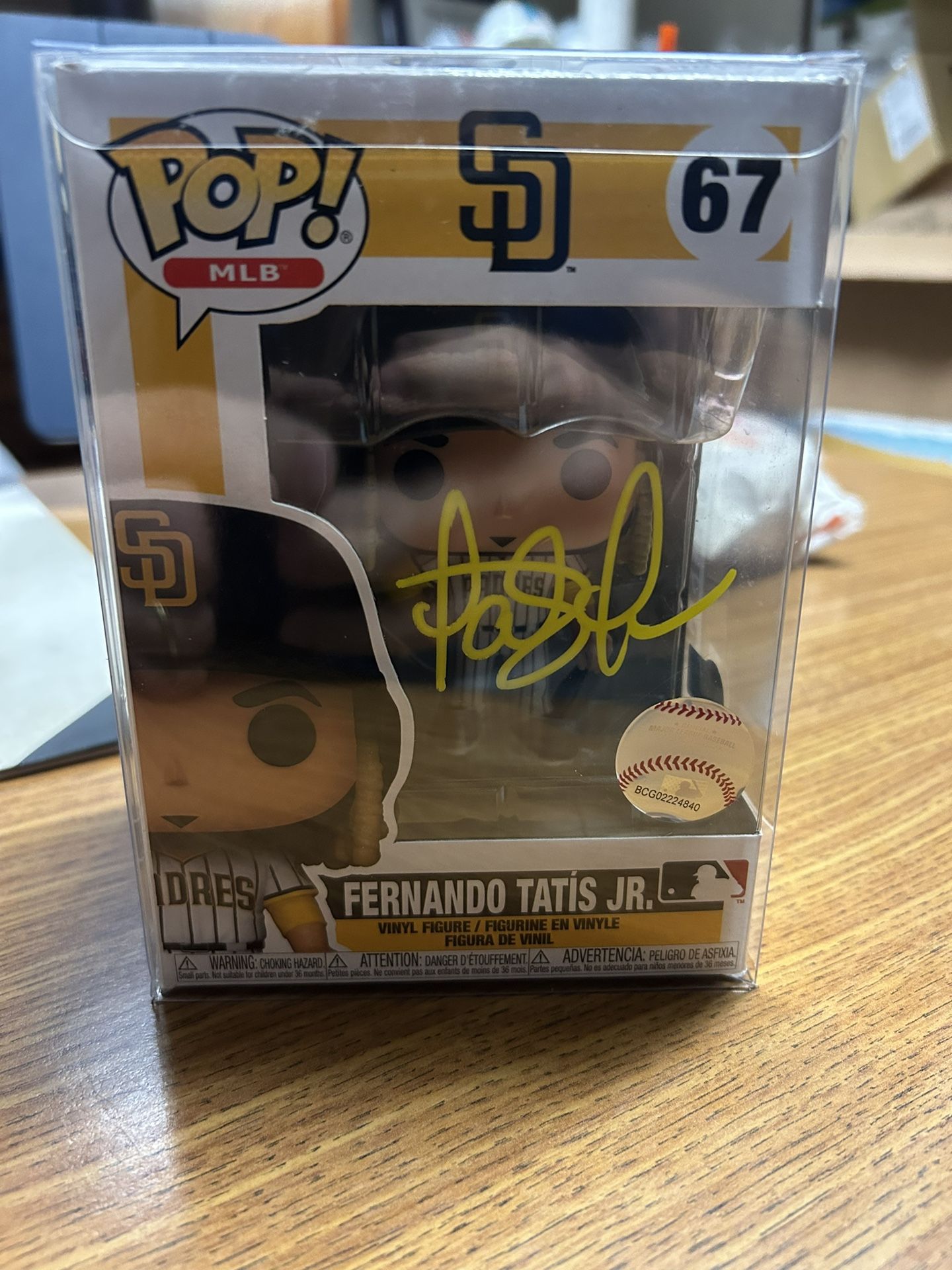 Fernando Tatís Jr Autographed Funko Pop San Diego Padres