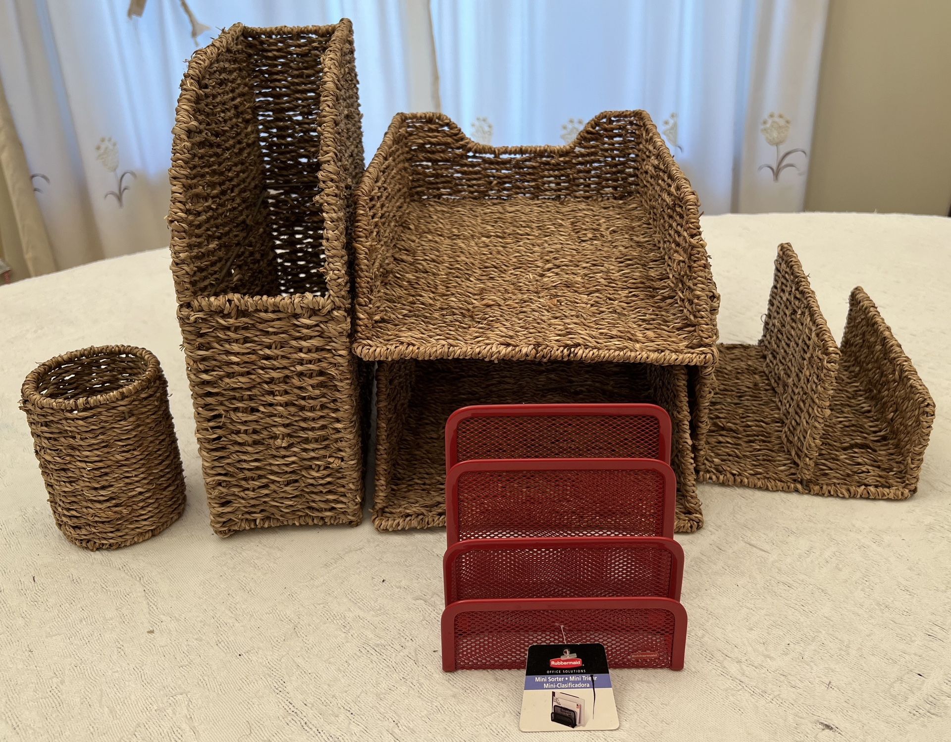 Desktop File Sorters (Five items), Brand New