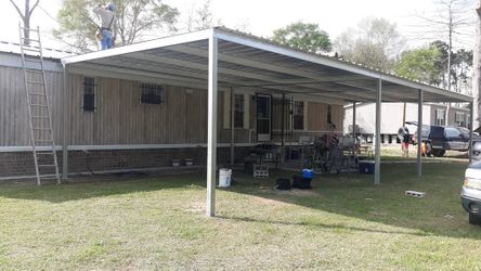 Construccion de porches o car-ports #carports #patiocovers #roofs #metal #lamina