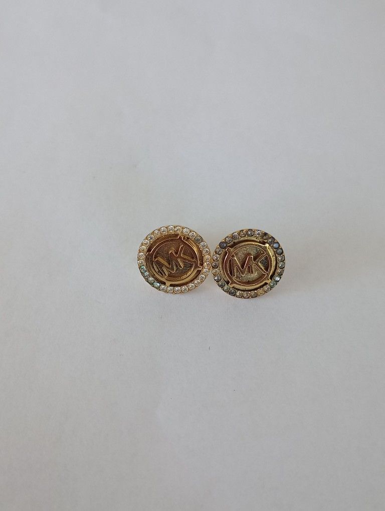 Michael Kors Earrings with MK Logo