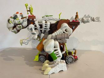 Huge Fisher-Price Imaginext Ultra Ice T-Rex Dinosaur Playset (Lights, Sounds & Figures)