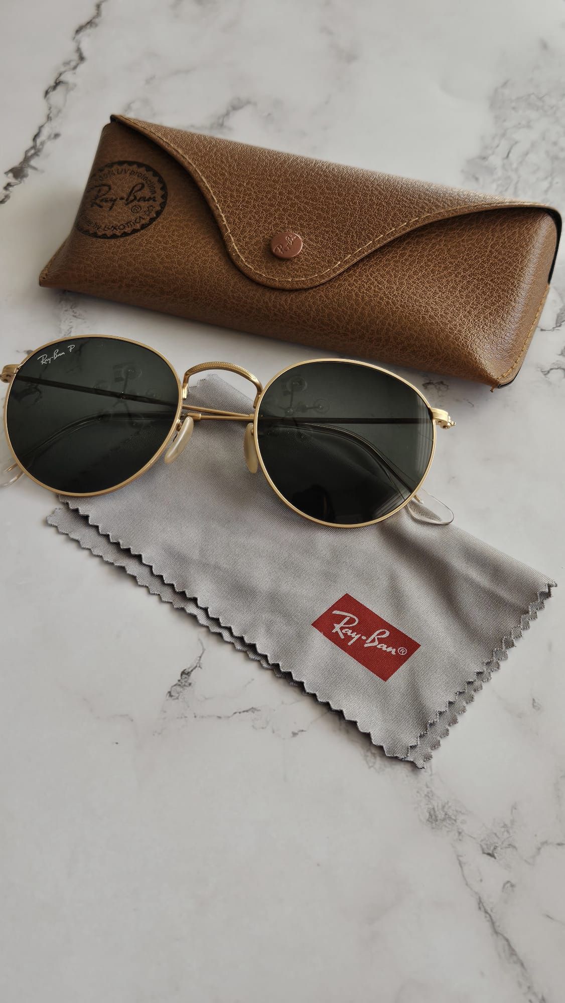 Polished Gold  Ray Ban (Authentic)