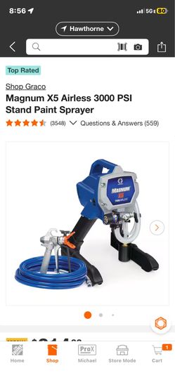 GRACO Magnum x5 sprayer 3000psi