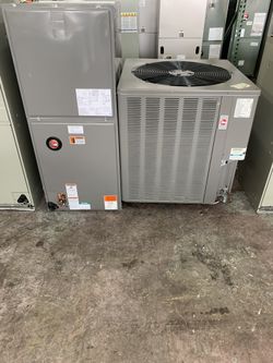 Ac unit set 3 tons installed