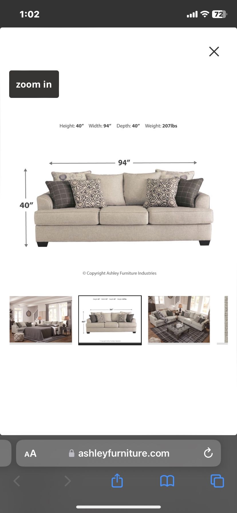 Velletri Queen Sofa Sleeper